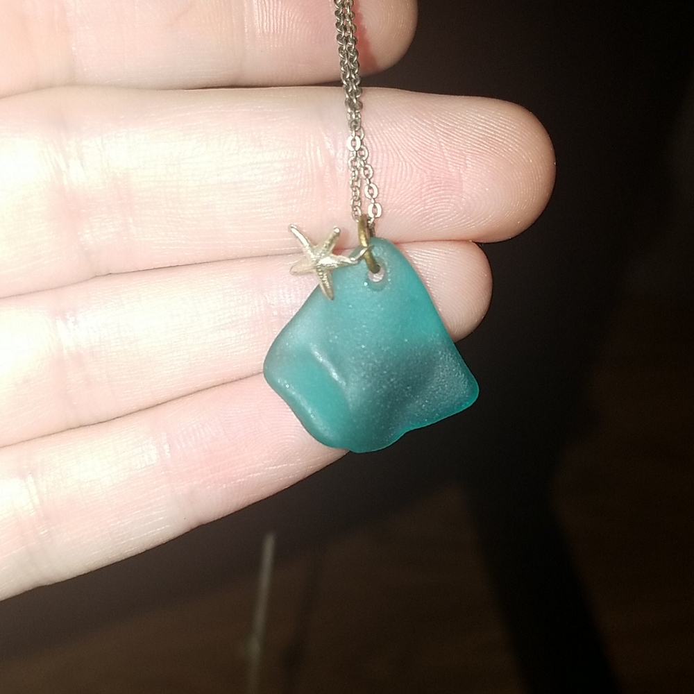Sea glass bracelet
